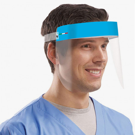 SHATCHI Protezione Completa Di Sicurezza, Ampia Visiera, Resistente Agli Schizzi E Anti-appannamento, Leggero, Regolabile, Trasparente, Trasparente - Foto 2